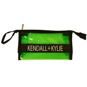 Kendall & Kylie Green Cosmetic Bag - NWOT